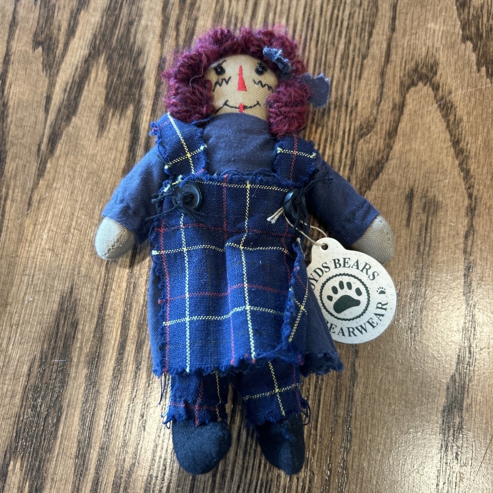 Boyd's Bears Bearwear Mini Raggedy Ann 5" W/ Tag Rag Doll